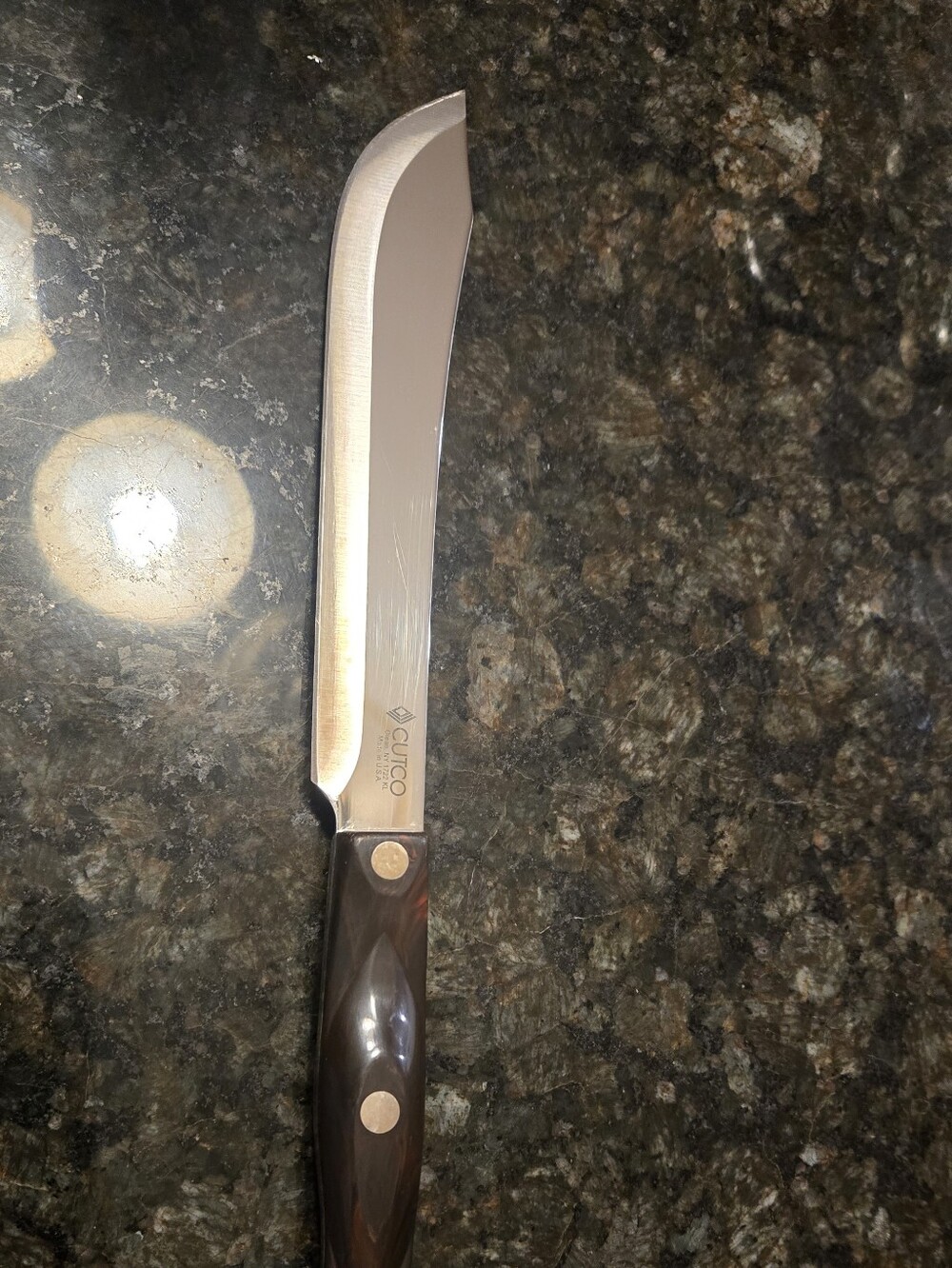 Cutco 1722 Curved Carving Knife – Brown Handle – USA – Pre-Owned - Picture 3 of 15